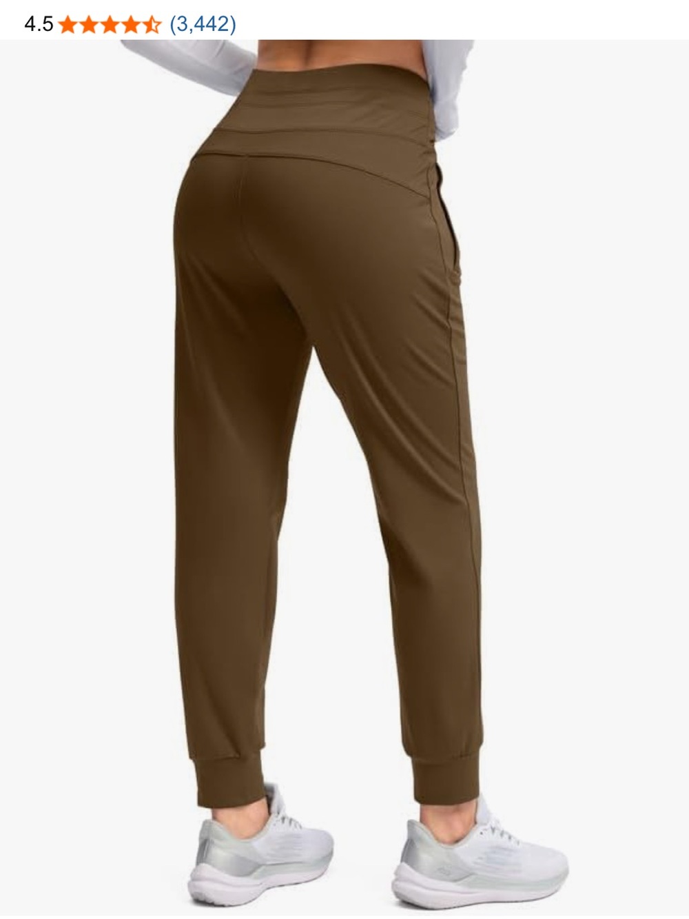 G Gradual Women's Fleece Lined Joggers High Waisted Water Resistant Thermal S - Picture 2 of 11